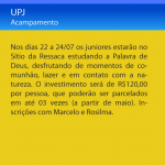 Anúncio - UPJ Anúncio - UPJ